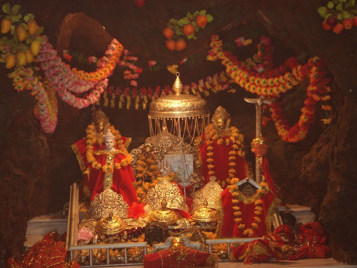 Real Vaishno Devi Pindi darshan image